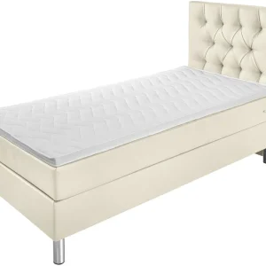 Tovární Cena Postel Boxspring Premium koženka, čelo Chesterfield