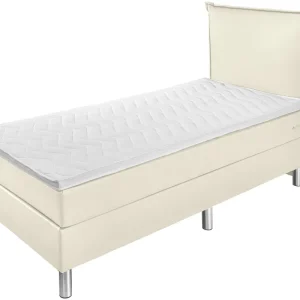 Postel Boxspring Basic koženka, zadní čelo polstrované Oblíbený