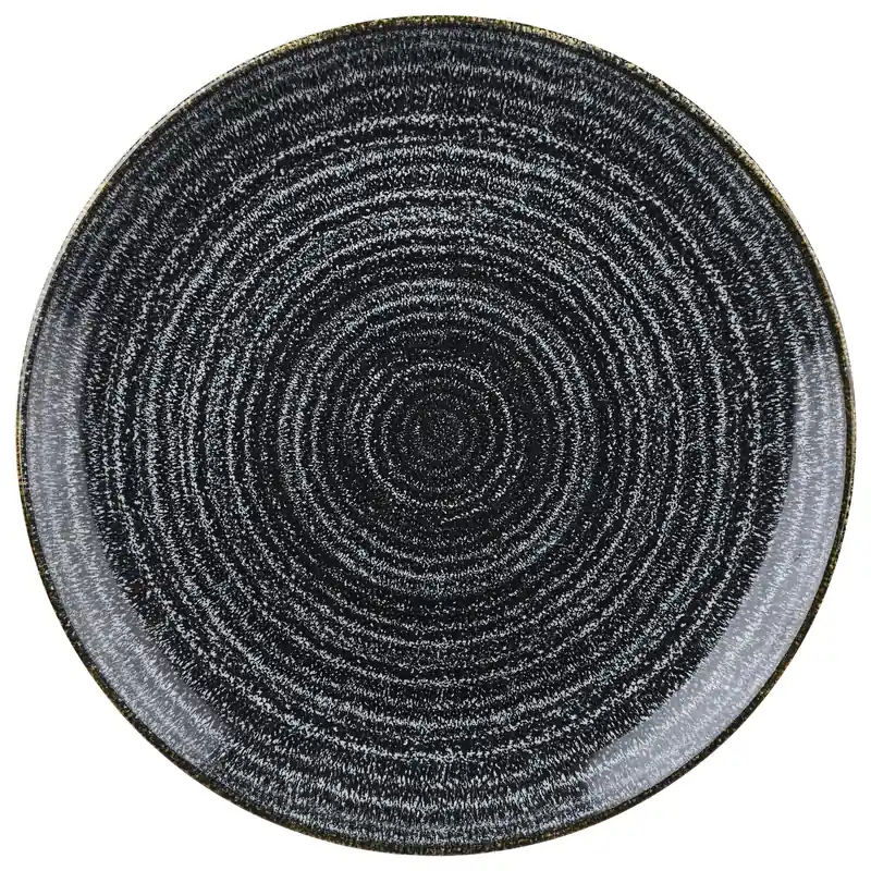 Cenová Bomba Plochý talíř Studio Prints Charcoal Black Coupe