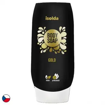 ISOLDA gold vlasový a tělový šampon 500 ml, CLICK&GO! Levný