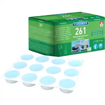 Akce CLEAMEN 261 tablety na mytí výčepního skla, 720 g