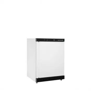 Chladicí skříň s plnými dveřmi bílý exteriér, bílý interiér, černý lem UR 200 W1 Akční Nabídka