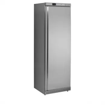 Koupit Online Chladicí skříň s plnými dveřmi nerez exteriér, bílý interiér UR400X1