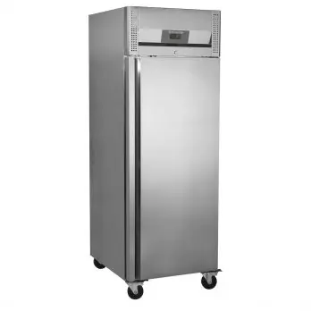 Zlevněný Chladicí skříň s plnými dveřmi, nerez exteriér, nerez interiér, RK 710X1