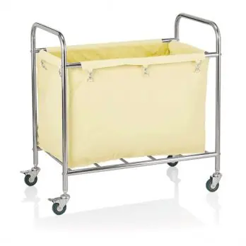 Značkový Vozík na prádlo 90 x 55 x 90 cm ocel/nylon