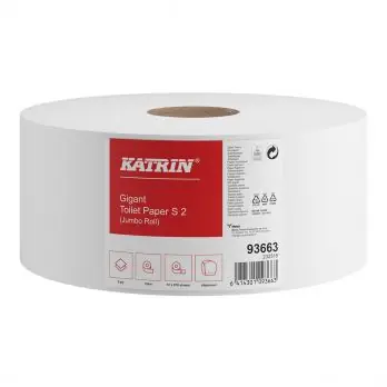 KATRIN toaletní papír JUMBO průměr 18 cm, 2vrstvý (12 ks) Vysoce Kvalitní