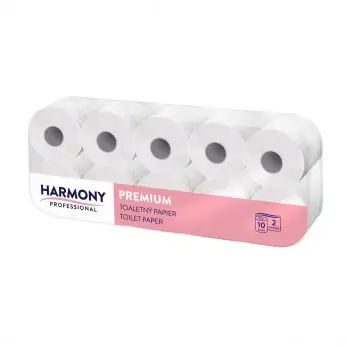 Toaletní papír HARMONY 2vrstvý 10 rolí (10 ks) Akční Nabídka