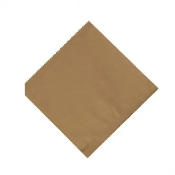 Sáček papírový hnědý na hamburger / kebab 16 x 16 cm (500 ks) Nejlepší Volba