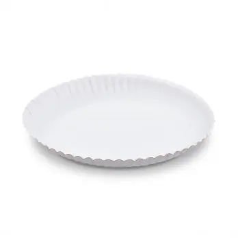 Levný Talíř papírový hluboký 22 cm (50 ks)