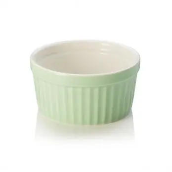 Autentický Miska zapékací 9 cm 0,14 l porcelán světle zelená