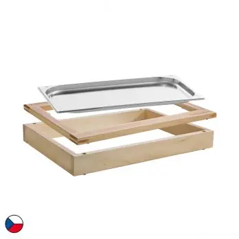 Super Cena Modul s GN 1/1-20 mm 1 rám světlý buk
