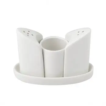 Menážka porcelánová sůl + pepř + párátka Ihned K Objednání