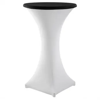 Výprodej Potah stolní desky průměr 70 cm černý