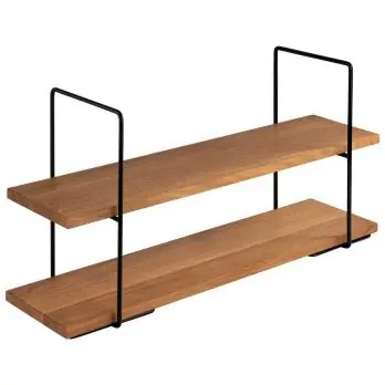 Etažér 2patrový PERFECTO LARGE dřevo/kov Novinka