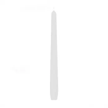 Svíčka kónická 24,5 cm bílá (10 ks) Rychlé Dodání