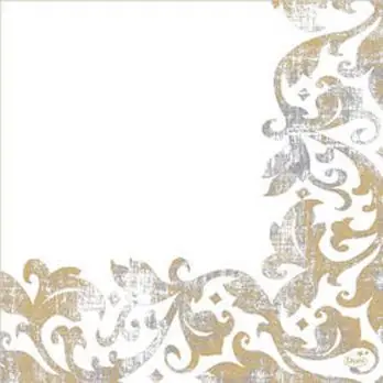 Vrácení Zdarma Ubrousek 40 x 40 cm Dunisoft Festiva White (60 ks)