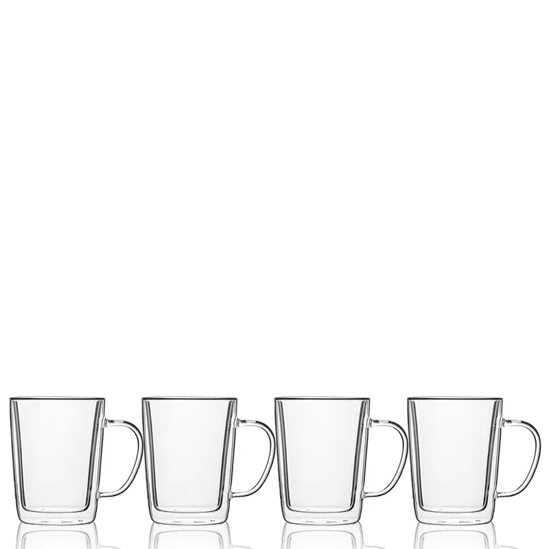 Přímo Od Výrobce Šálek BASIC Glas Double Wall 300 ml - set 4 ks