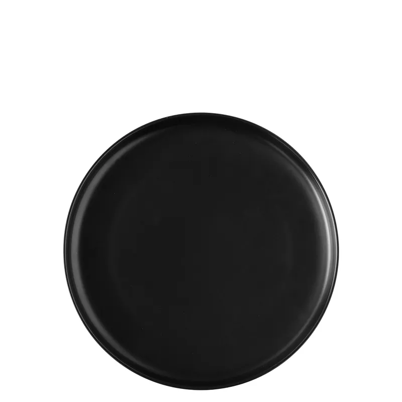 Dezertní talíř Coupe černý 20 cm – Flow Must-Have