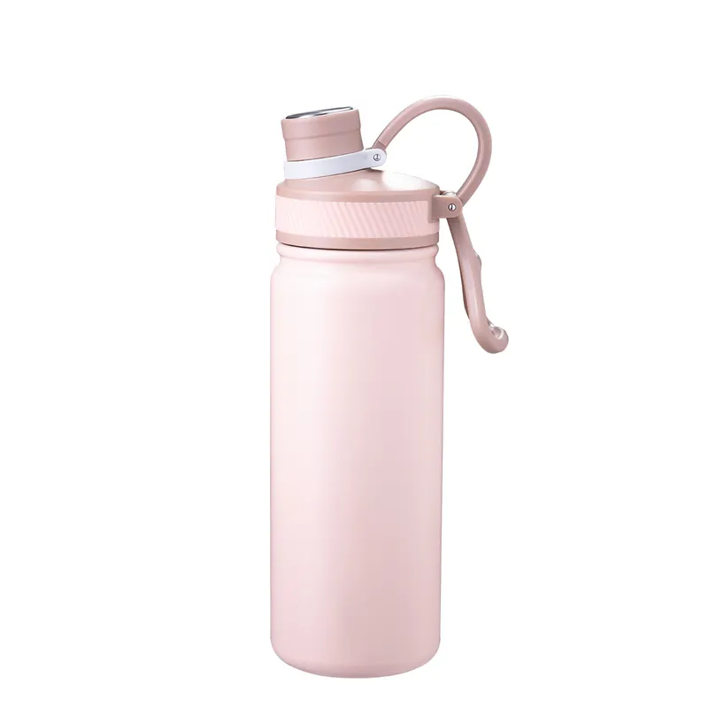 Nerezová láhev 650 ml růžová matná - to Go Rychlé Dodání