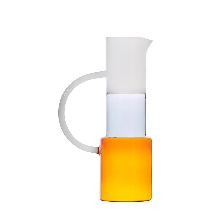 Akce Džbán Oranžová/kouřová/bílá 1,2 l