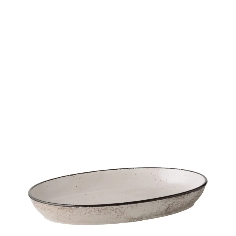 Cenový Hit Pečící miska oválná 32 x 23 x 4,5 cm - Elements světlý šedý křiklavý