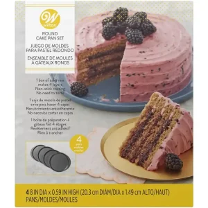 Must-Have Sada nízkých dortových forem - Kulaté 20 cm (4 ks) WILTON