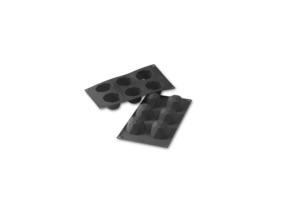 Značkový Silikonová forma Velký diamant - černá (6 ks)