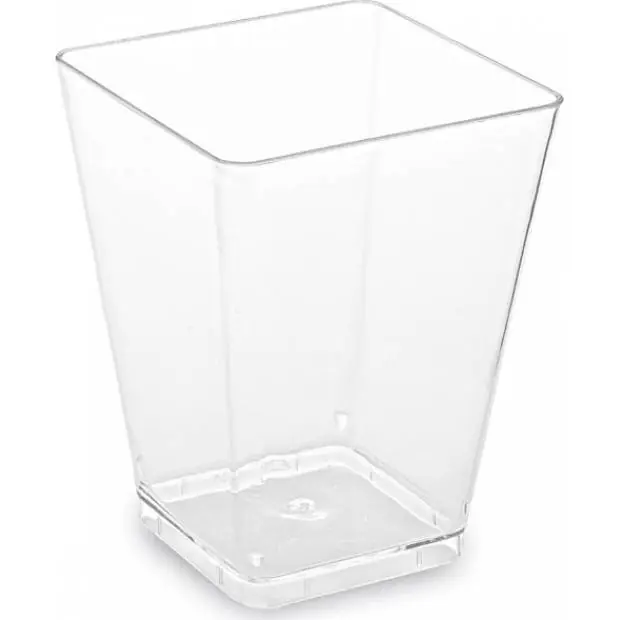 Pouze Dnes Fingerfood kelímek na panna cottu PS hranatý čirý 58x58x76mm 160ml - 20ks - Wimex