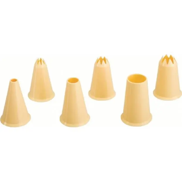 Aktuální Plastové cukrářské špičky set – 6ks