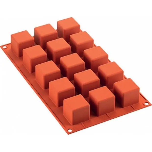 Víkendová Akce Silikonová forma kostky 3,5x3,5x3,5cm 630ml