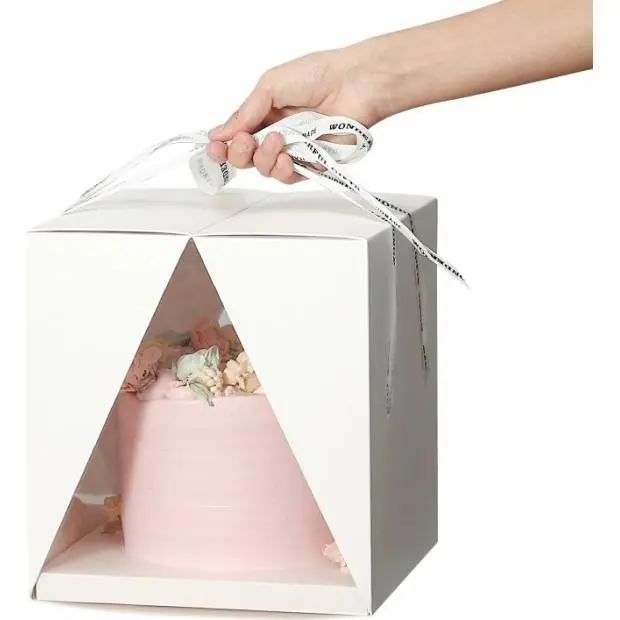 Bezpečná Platba Krabice na dort 1ks 26 x 26 x 25 cm - Cakesicq