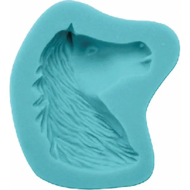Cenový Hit Silikonová formička hlava koně 6x6cm - Cakesicq