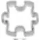 Značkový Vykrajovátko puzzle 2cm