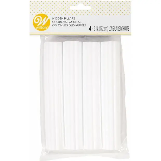 Sloupy pro vyztužení dortu 4ks 15,2cm - Wilton Sezónní Sleva
