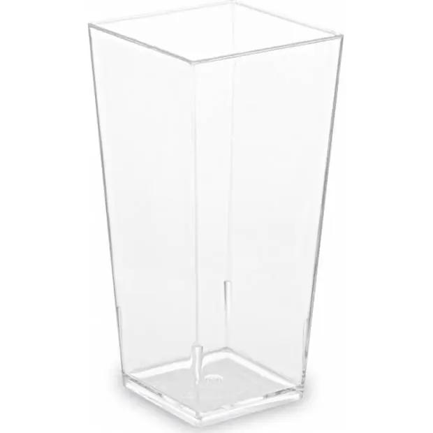 Fingerfood kelímek PS hranatý čirý 40x40x82mm 85ml - 40ks Sleva
