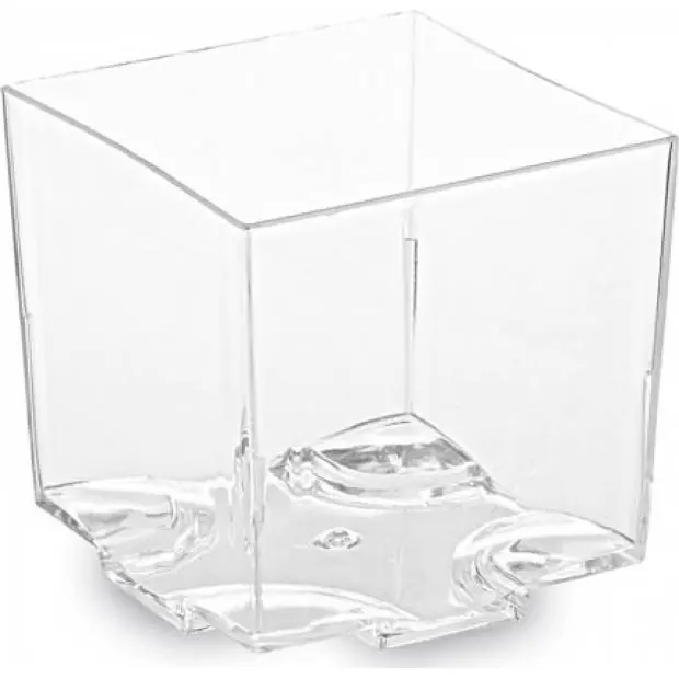 Fingerfood kelímek PS hranatý čirý 44x44x43mm 65ml - 20ks Kup Teď