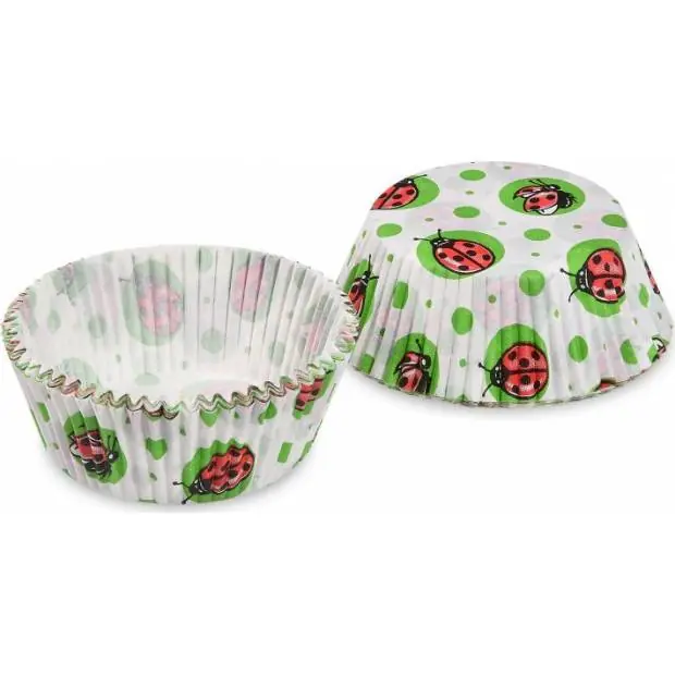 Super Cena Cukrářský košíček berušky 50x30mm 40ks