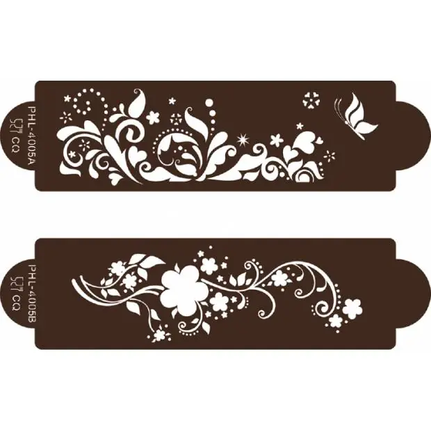 Cenový Hit Stencil šablona jarní louka 2ks 23x7cm - Cakesicq