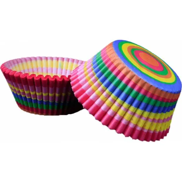 Cukrářský košíček duha 50x30mm 50ks Vrácení Zdarma