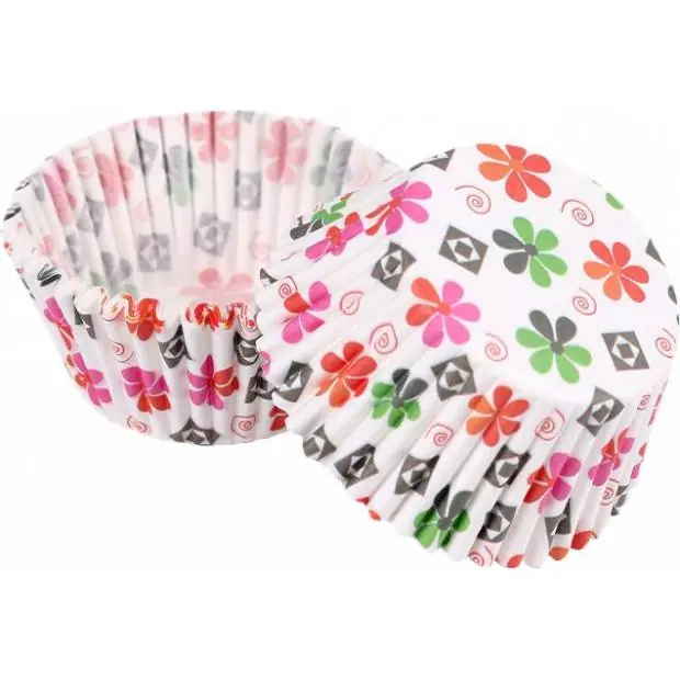 Pouze Dnes Cukrářský košíček kytičky 50x30mm 50ks - Cakesicq