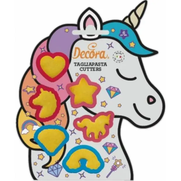 Jen Po Omezenou Doba Sada vykrajovátek Unicorn - jednorožec 6ks