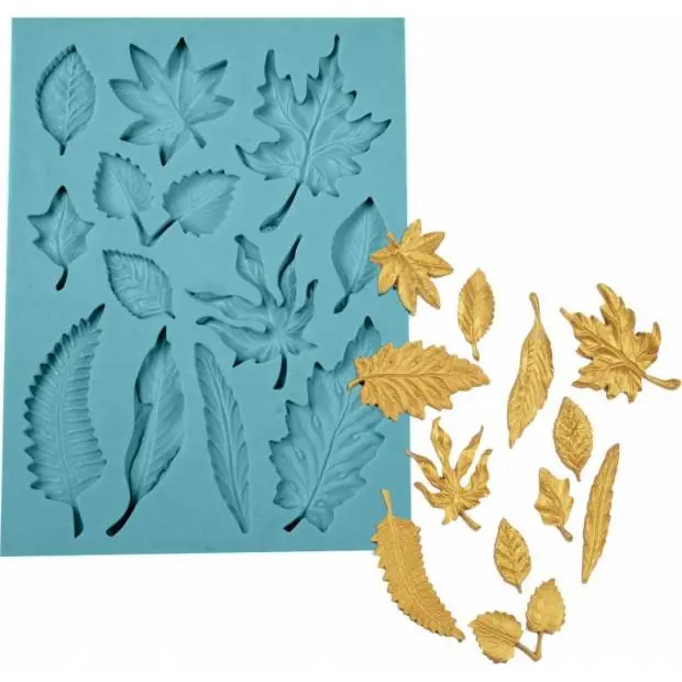 Silikonová formička listy 15x12cm - Cakesicq Poslední Šance