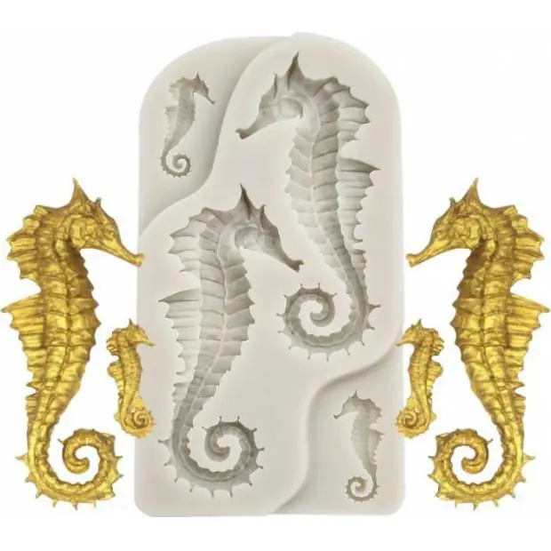 Silikonová formička mořský koník 12,5x6,5cm - Cakesicq Přímo Od Výrobce