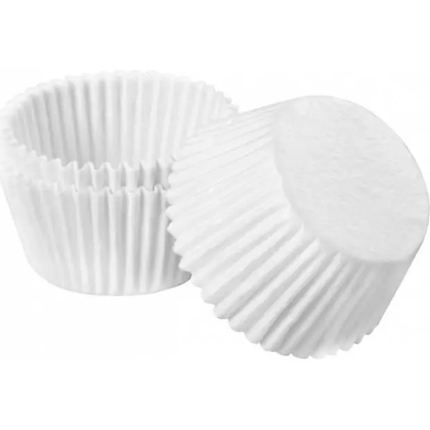 Košíčky na muffiny bílé 50x30mm 1000ks Tovární Cena
