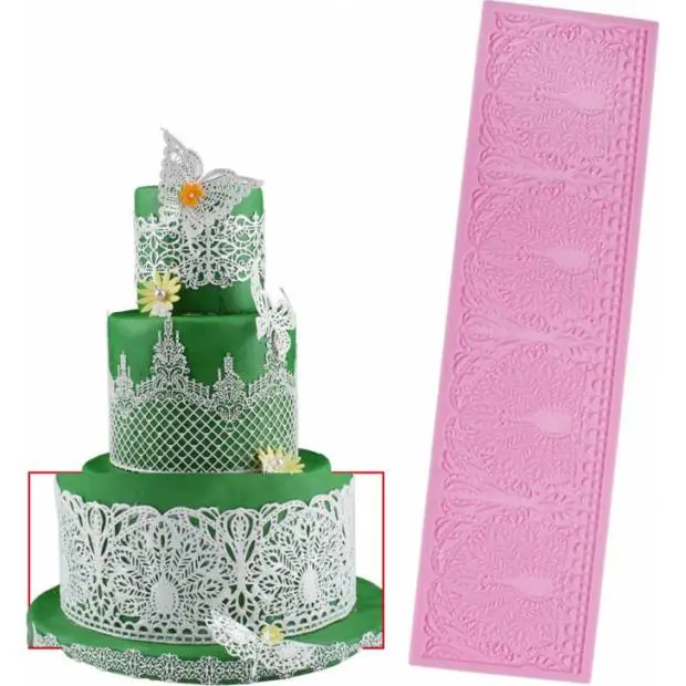 Super Cena Silikonová forma na jedlou krajku 29,5x10 cm - Cakesicq