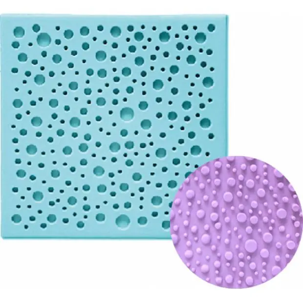 Silikonová formička mini kolečka 10,5x10,5cm - Cakesicq Vysoce Kvalitní