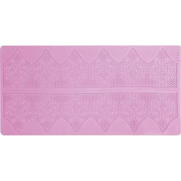Novinka Silikonová forma na jedlou krajku 38x18 cm - Cakesicq