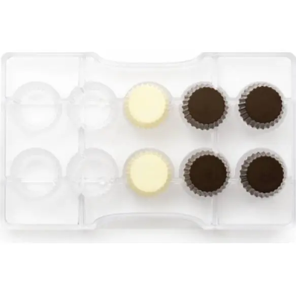 Forma na čokoládu cupcake průměr 2,5x1,6cm Expresní Doručení