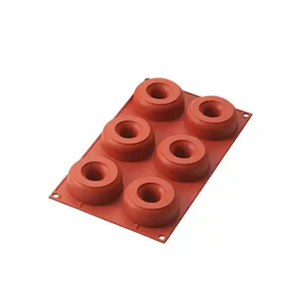 Silikonová forma na donuty 300x175mm 75x28mm Vrácení Zdarma