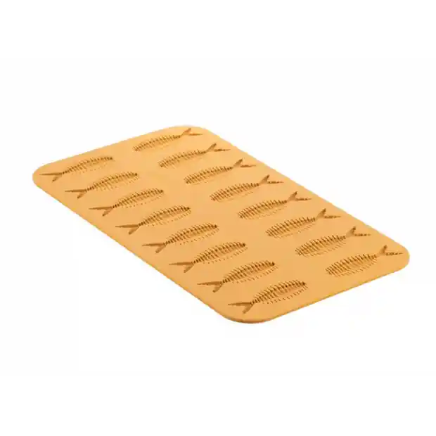 Novinka Silikonová forma na předkrmy rybí kostra 47x27cm